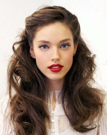 hairstyles with long hair waves