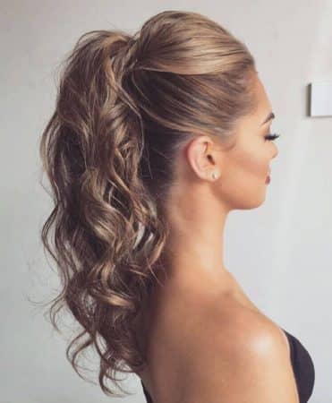 Hairstyles with pigtail volume waves