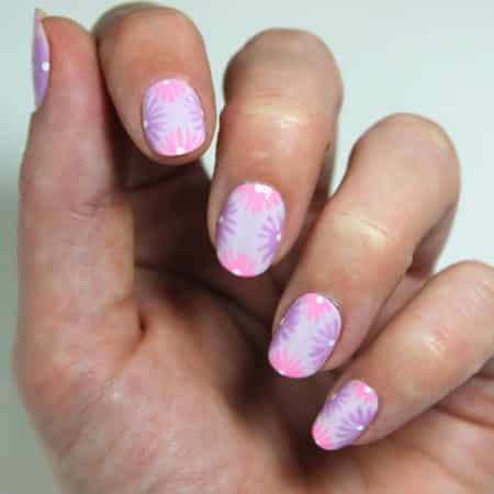 Nail designs with acrylic flowers