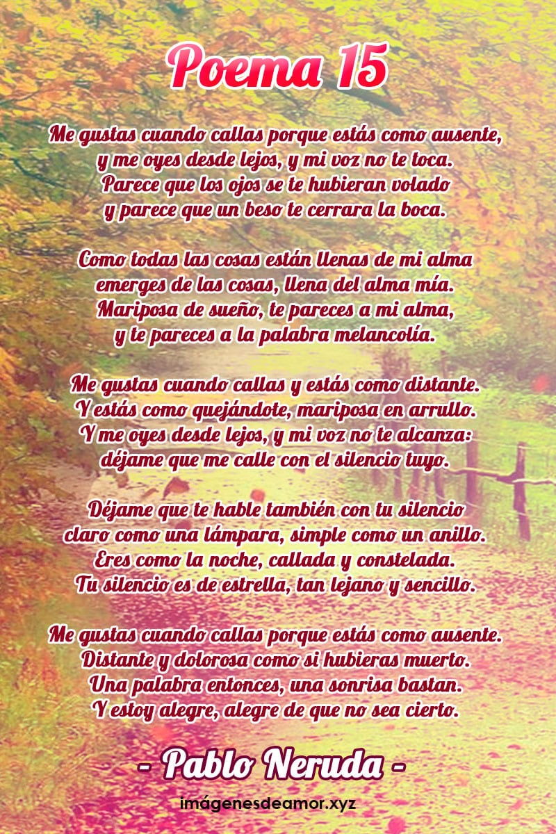 Poemas de amor de Pablo Neruda