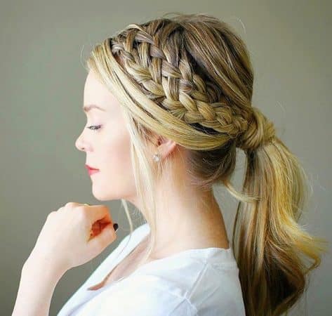 20 ideas de peinados recogidos trenzas