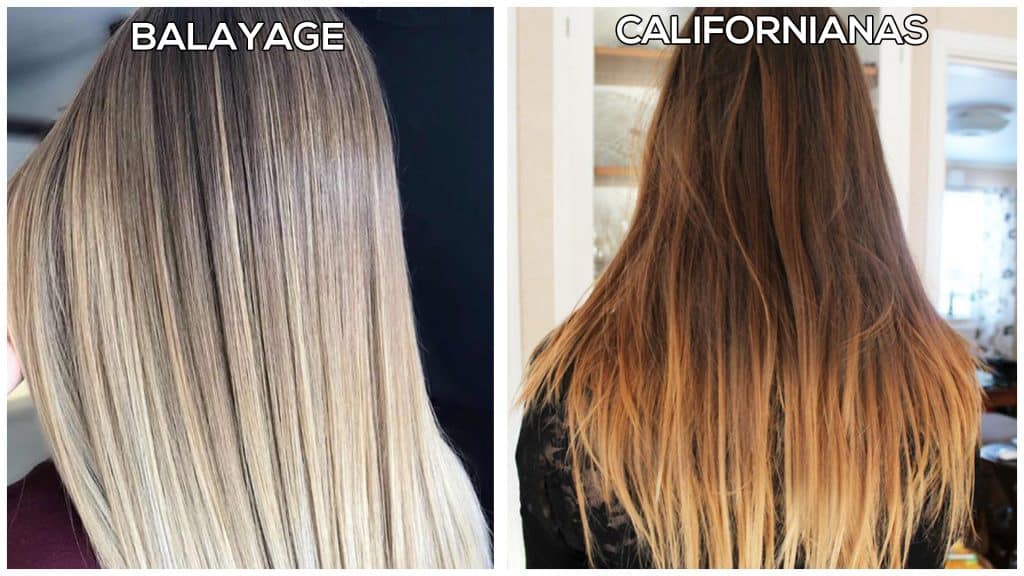 balayage vs californianas