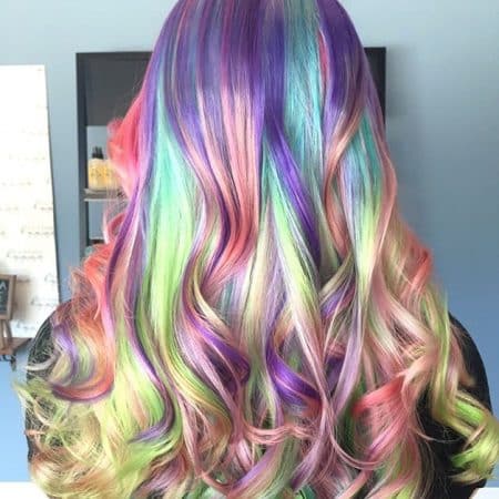 cabelo arco iris