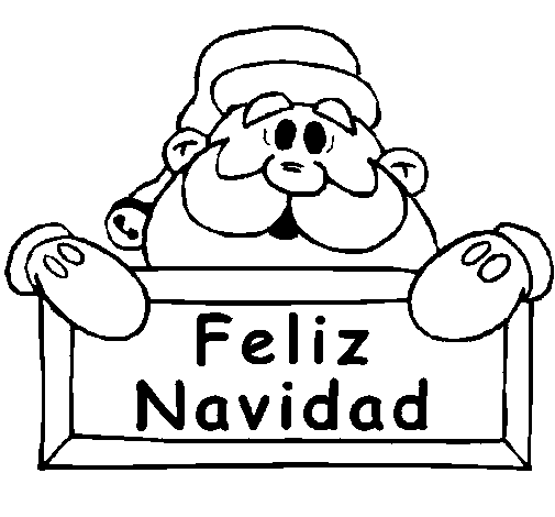 Dibujos de Navidad, Fáciles Para Colorear, Imprimir y a Color