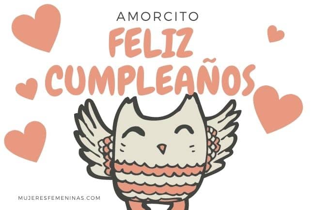 feliz cumpleanos amorcito te quiero