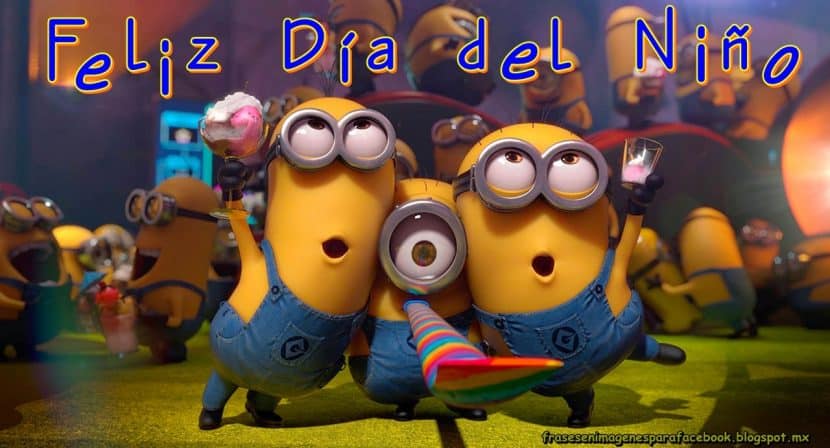 feliz dia del niño minions