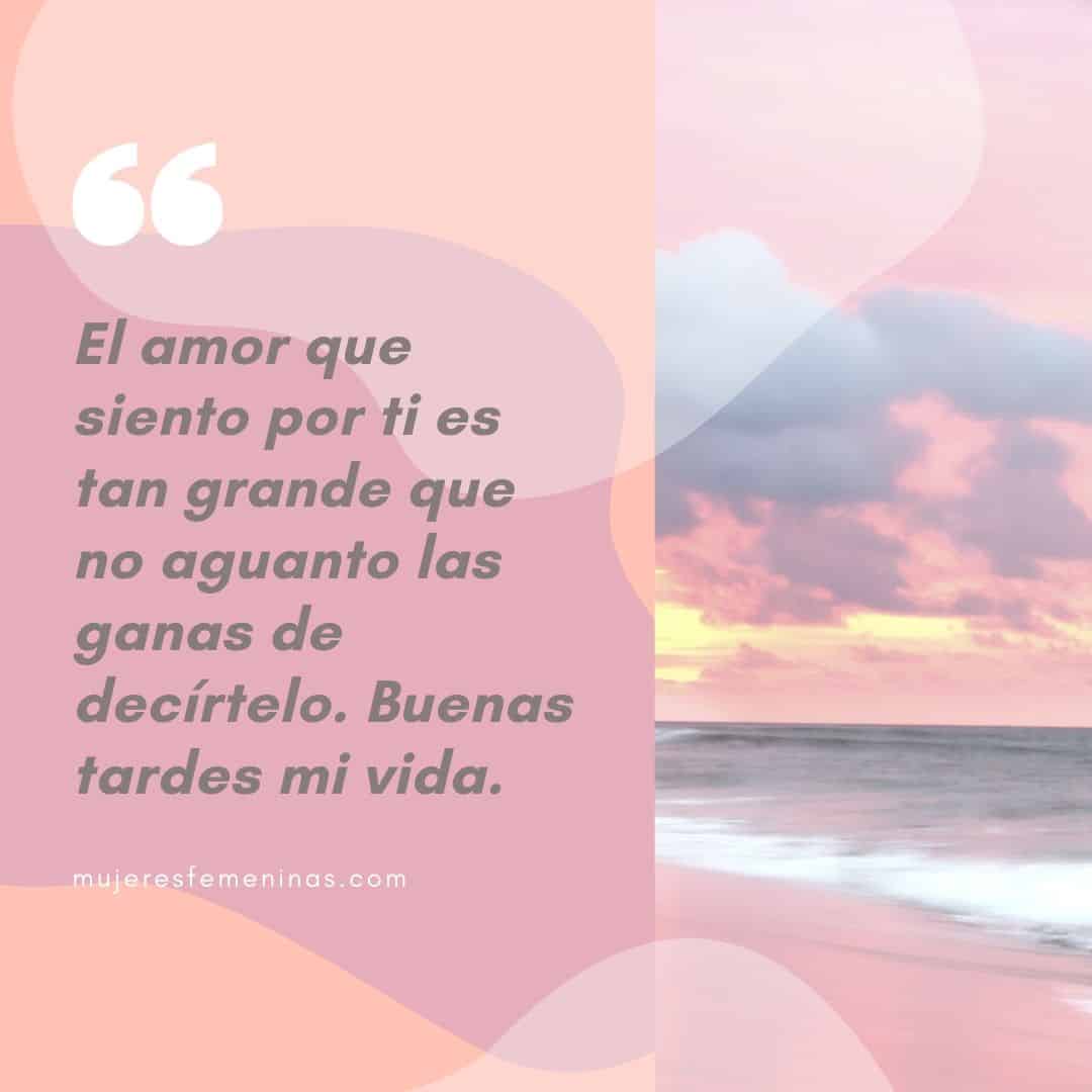 frases de buenas tardes para enamorar