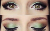 maquillaje-ojos-verde-eyeline-negro