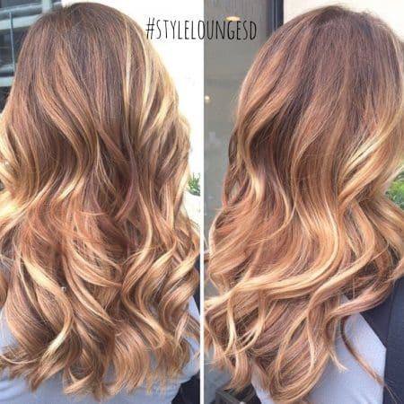 mechas balayage californiano