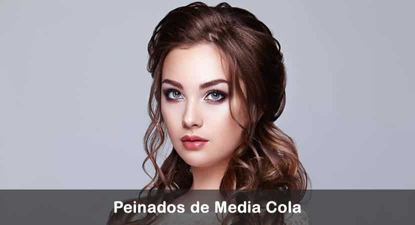 peinados de media cola