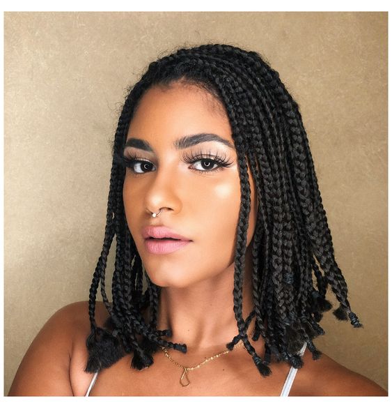 Box braids medianos