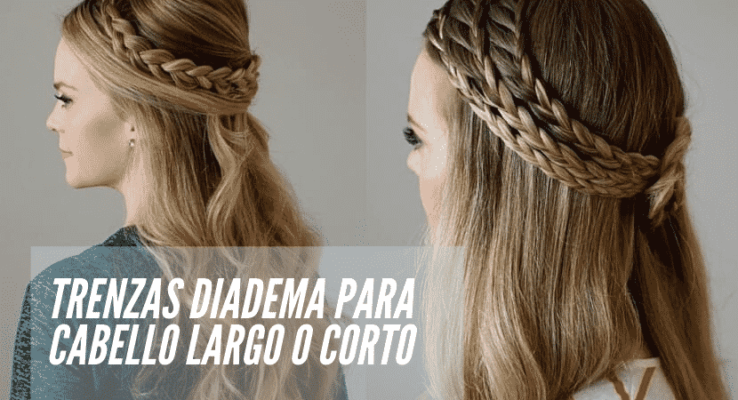 trenzas de forma diadema para niñas  Peinados y Cortes  Facebook