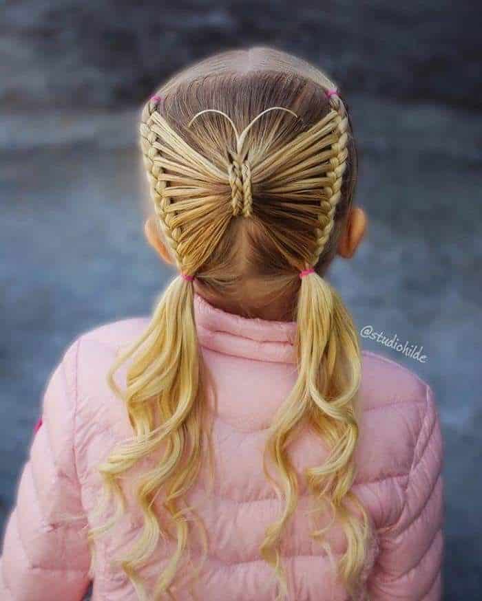 Trenzas mariposas