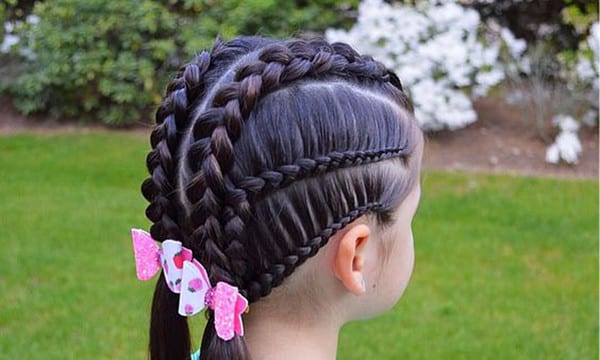 75 Peinados con Trenzas para niñas fáciles paso a paso con Imágenes