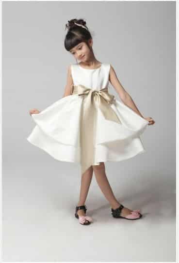 vestido blanco infantil
