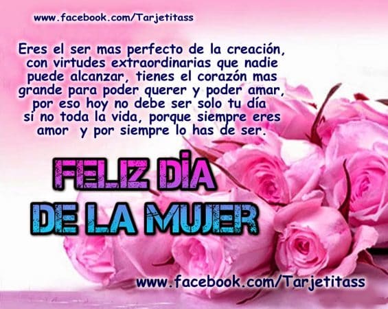 FELIZ DIA DE LA MUJER 13