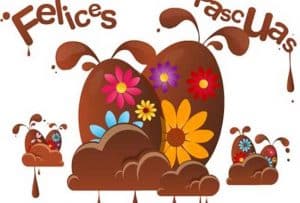 Imagenes De Felices Pascuas chocolate 650x440