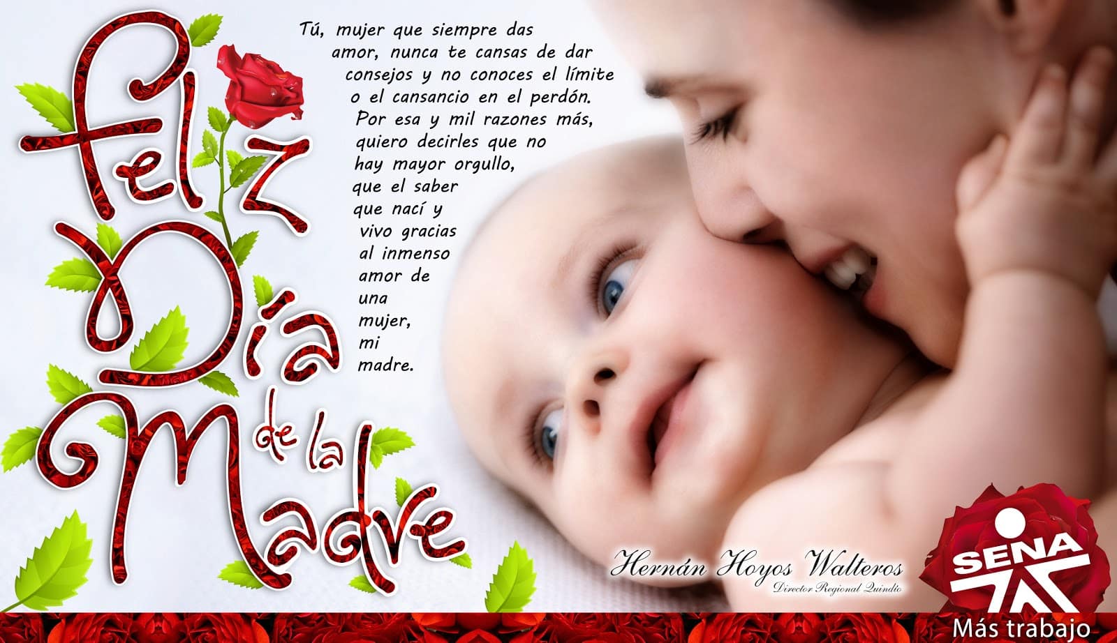 Imágenes del Día de la Madre Bonitas con Frases y Mensajes para Mamá
