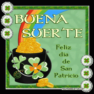 feliz dia de san patricio olla arcoiris