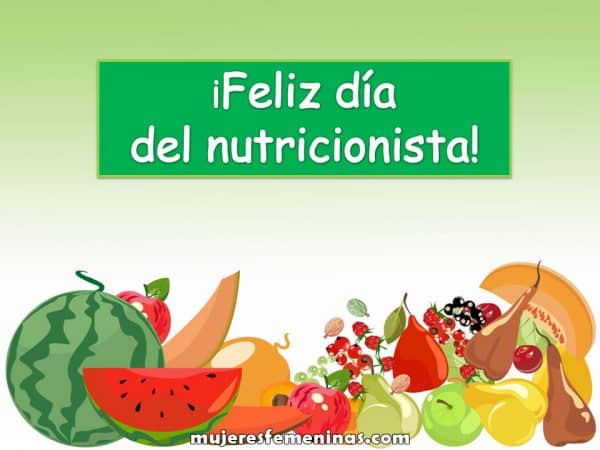 feliz dia del nutricionista