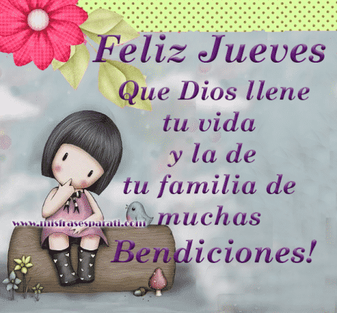 feliz jueves bendiciones