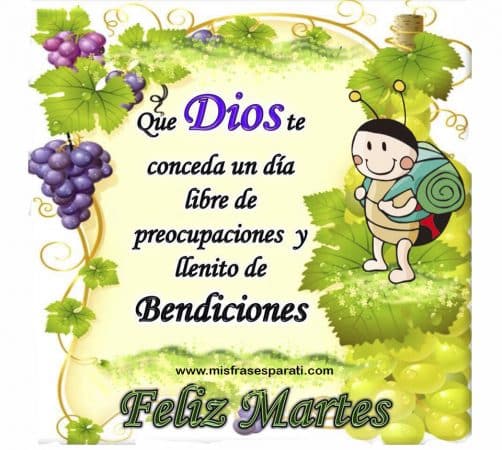 feliz martes querida amiga