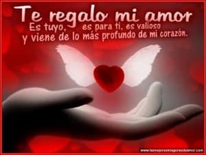 imagenes bonitas con frases de amor y corazones