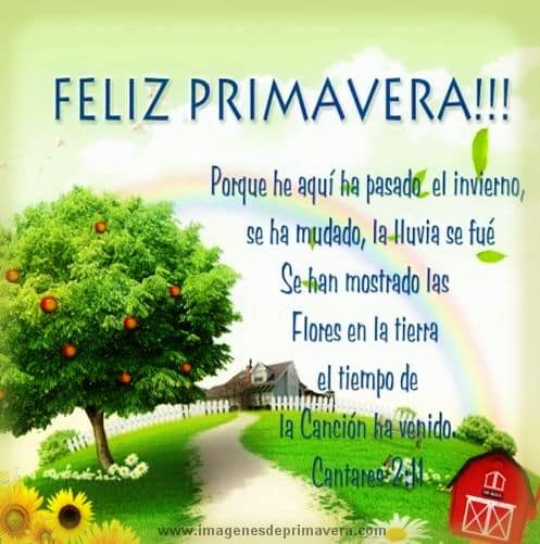 Feliz Día de la Primavera 【 Imágenes con Frases de Amor y Graciosas 】