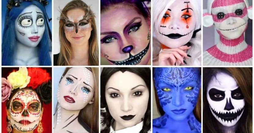 disfraces maquillaje halloween mujeres