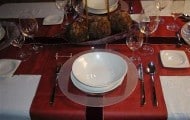 mesa de navidad