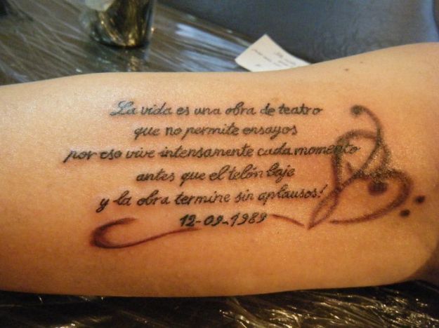 Frases para tatuajes de mujer en el brazo: Fotos con las mejores ideas - Mujeres Femeninas