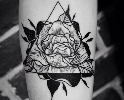 Tattoo de Rosa Negra