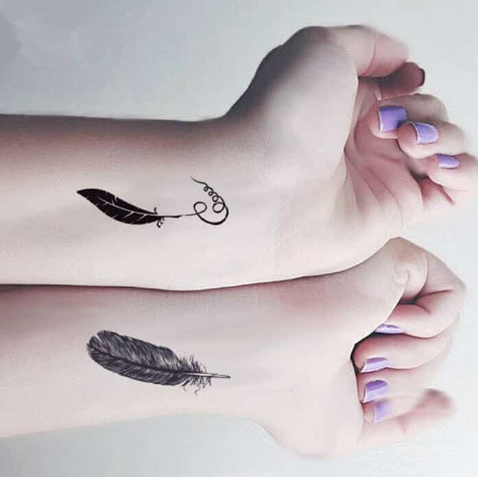 Destino creciendo mucho Tatuajes de Plumas para mujeres: ideas, significado y diseños en fotos -  Mujeres Femeninas