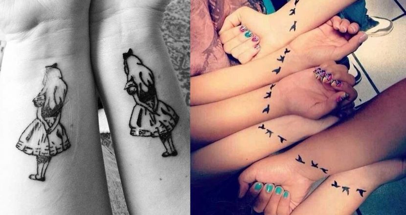 tatuajes cuatro amigas