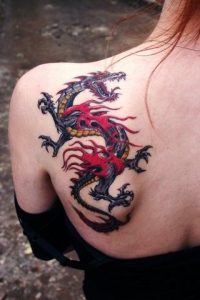 tatuajes dragones para mujeres