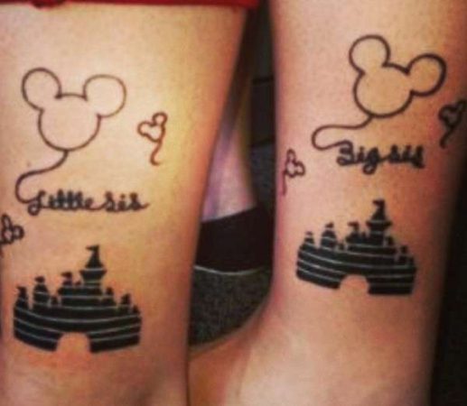 tatuajes para hermanas disney