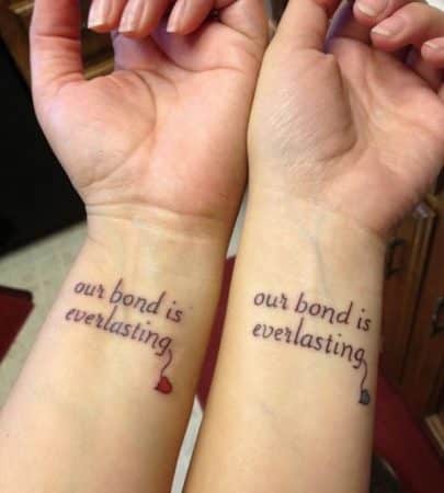 tatuajes para hermanas frases igual 600x666