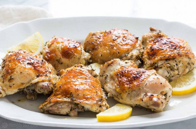 pollo al horno con limon