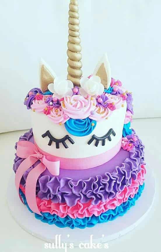 37 Ideas de Pasteles de Unicornios Fácil PASO A PASO